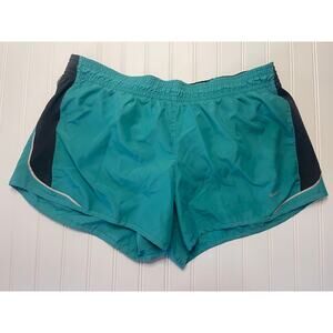 Nike Running Dri-Fit Teal Activewear Shorts - Size Women's XL